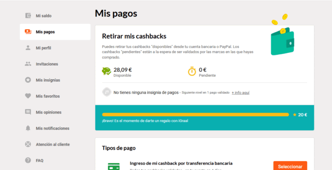 Igraal: el portal de cashback que te ayuda a ahorrar dinero mientras compras en línea